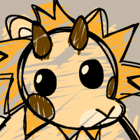 SB-073: thrift store lion plush