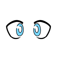 White (or light colored) Pupils